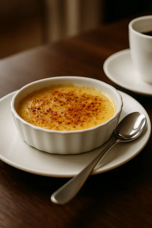 Creme Brulee Klasik Dengan Infus
