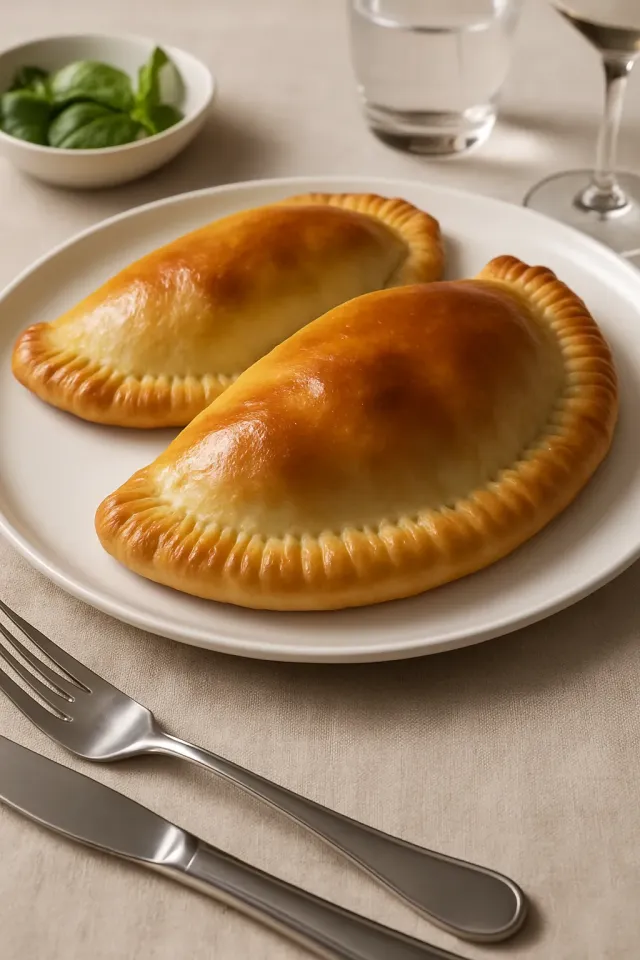 Sausage, Spinach, and Ricotta Calzone