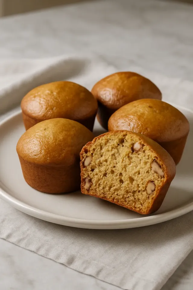 Leichtere Bananen-Muffins