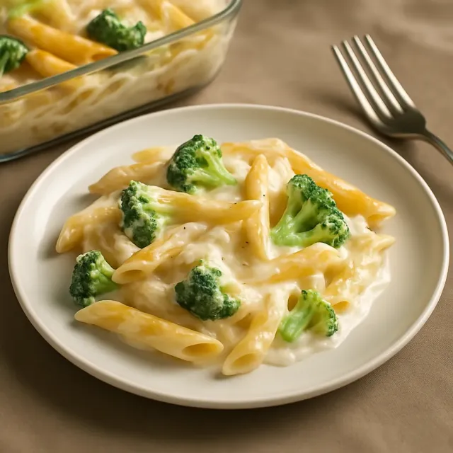 Rotisserie-Hähnchen-Pasta-Auflauf