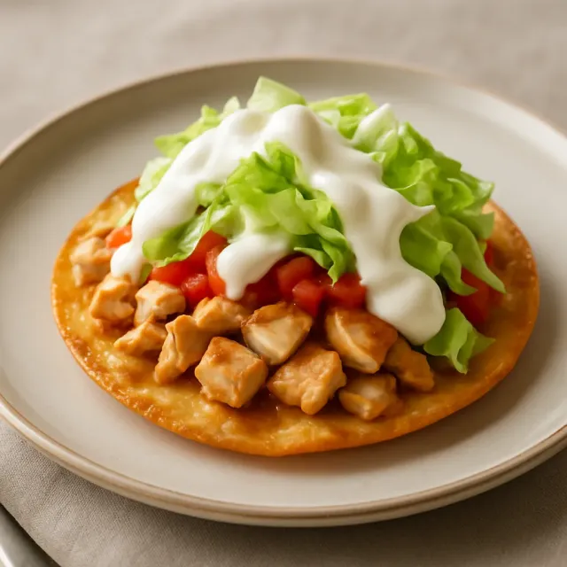 Chipotle Chicken Tostadas
