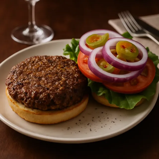 Burger Kacang Hitam Quinoa