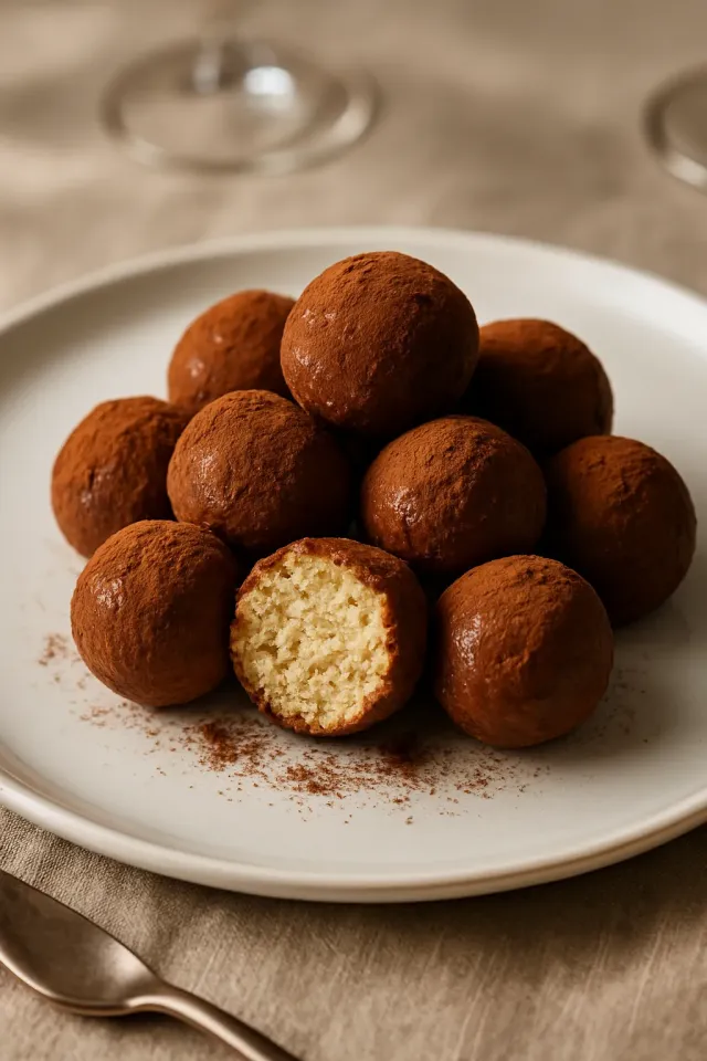 Trufas de Tiramisu