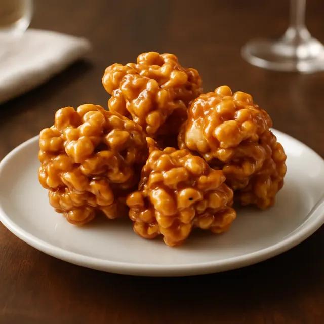 Boules de Popcorn Caramel de Grand-Mère