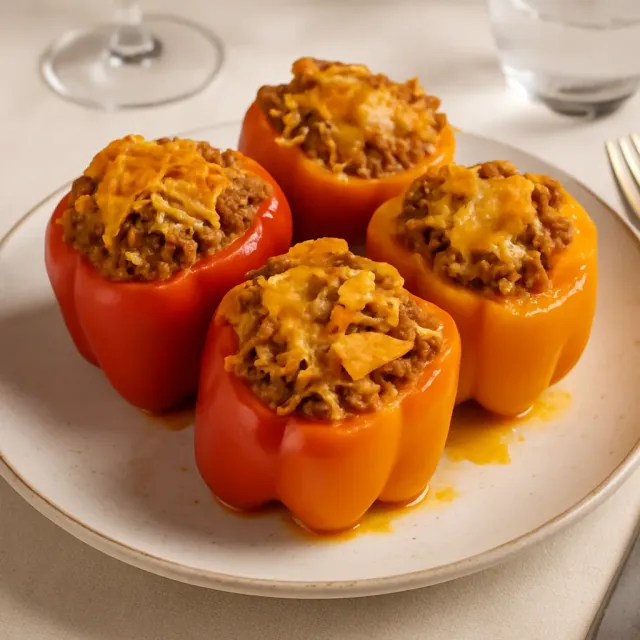 Poivrons farcis mexicains