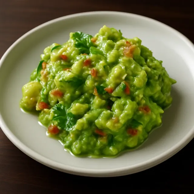 Guacamole de guisantes
