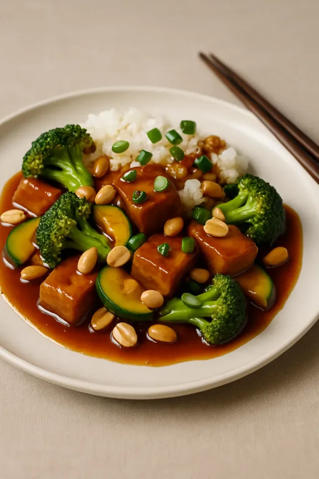 Sauté de tofu et brocoli