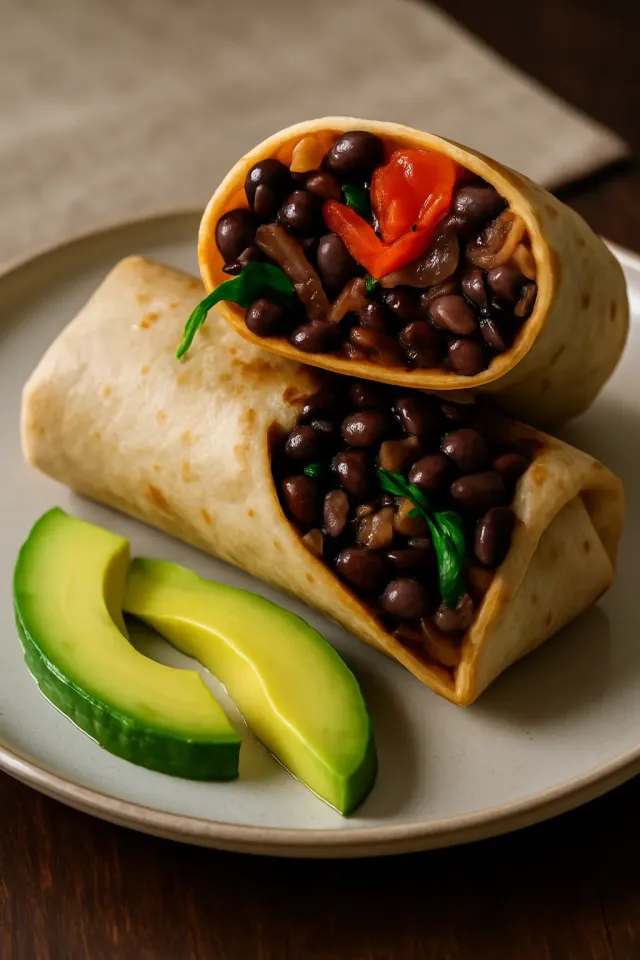Burritos pleins de légumes