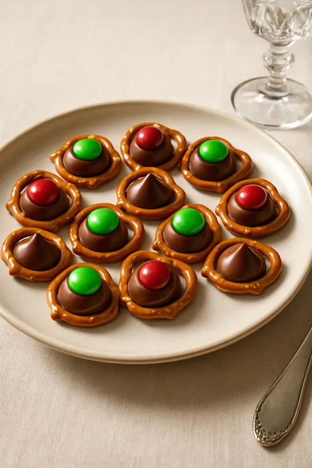 Friandises aux bretzels et au chocolat
