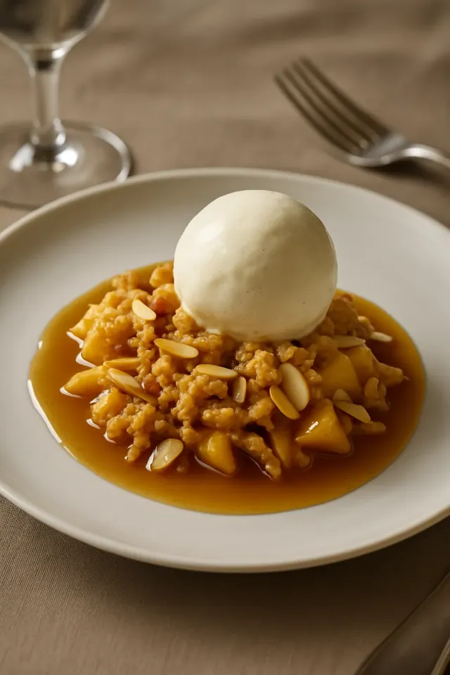 Crumble de Maçã e Pera