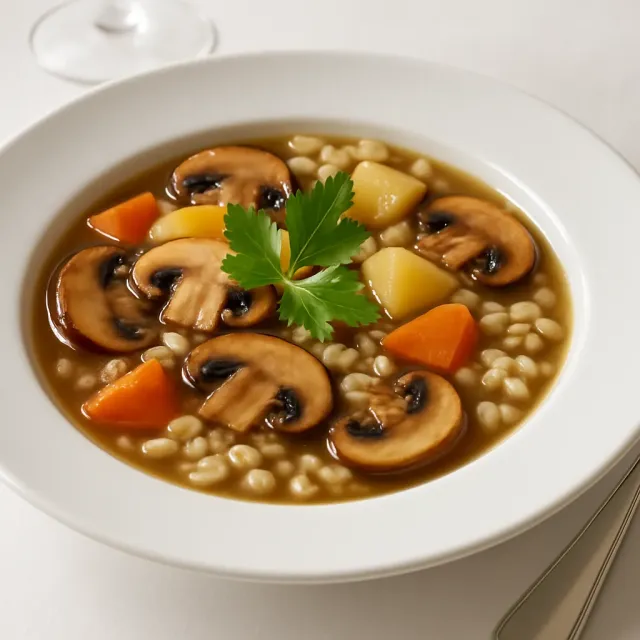 Mushroom Barley Soup