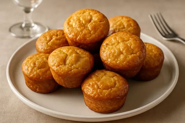 Mini Muffins de Abóbora com Gotas de Canela