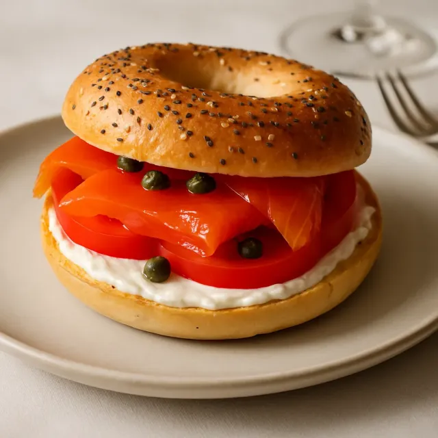 Nova Lox Alles Frühstück Bagel