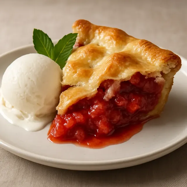 Pie Stroberi Ruyas dengan Sentuhan Jeruk
