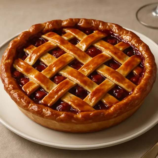 Bluebarb Pie