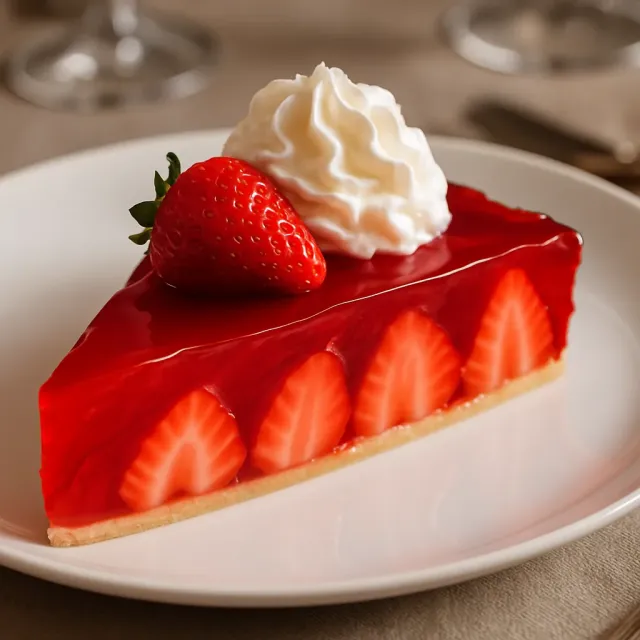 Bodenloser Erdbeerkuchen