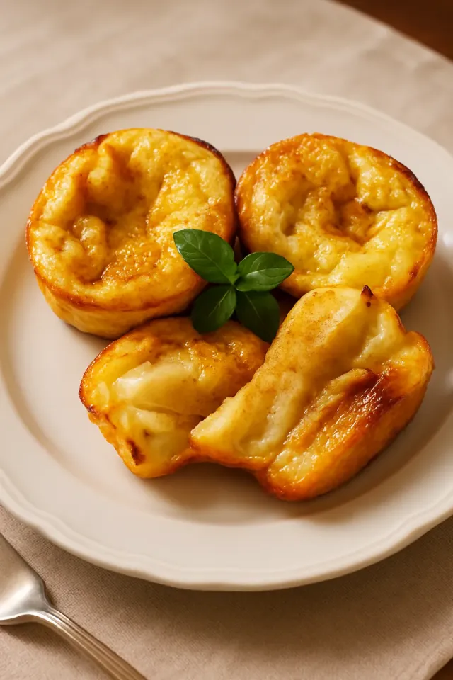 Popovers aux poires fantaisie