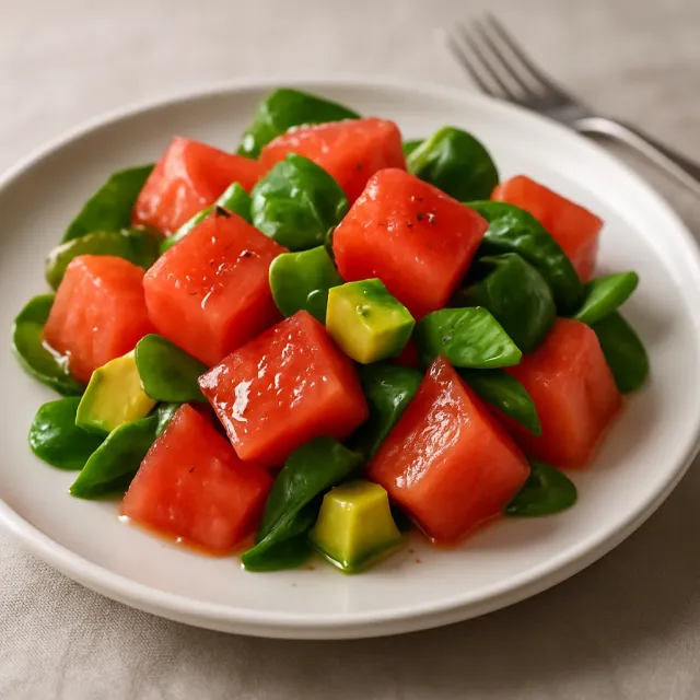 Avokado Karpuz Salatası