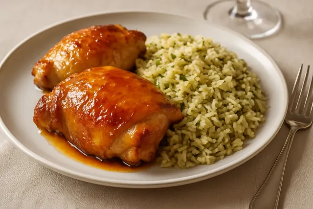 Pollo al Horno con Albaricoque