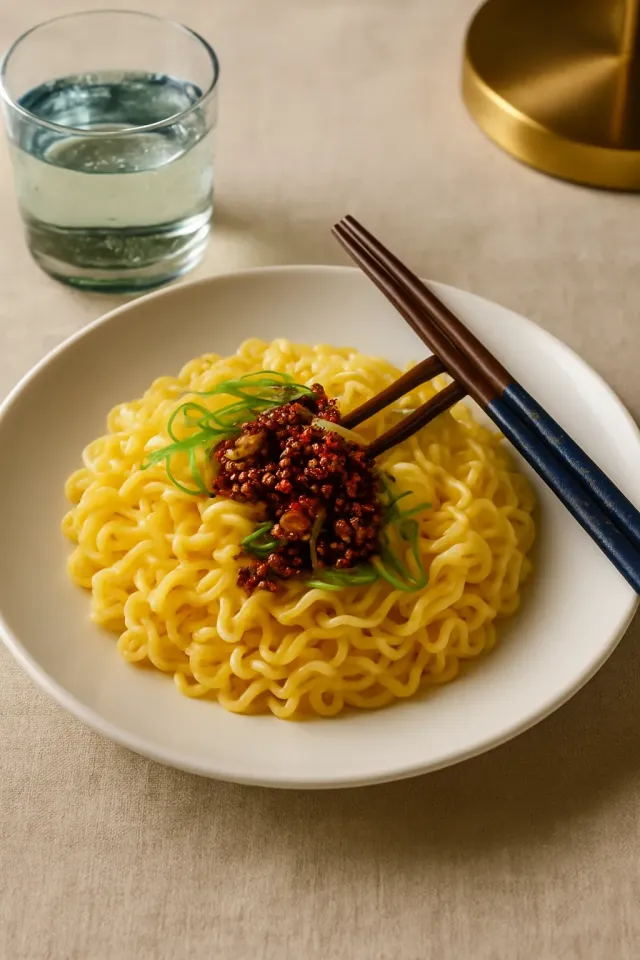 치즈 라면