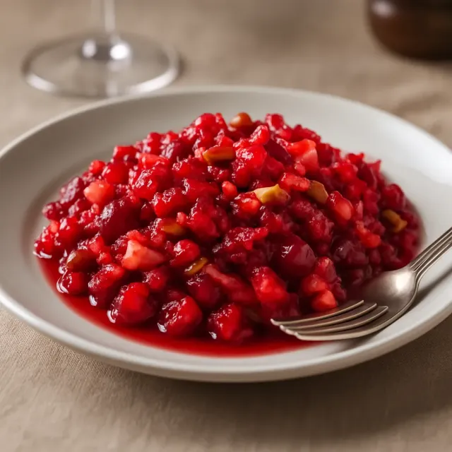 Relish de Canneberges de Fêtes