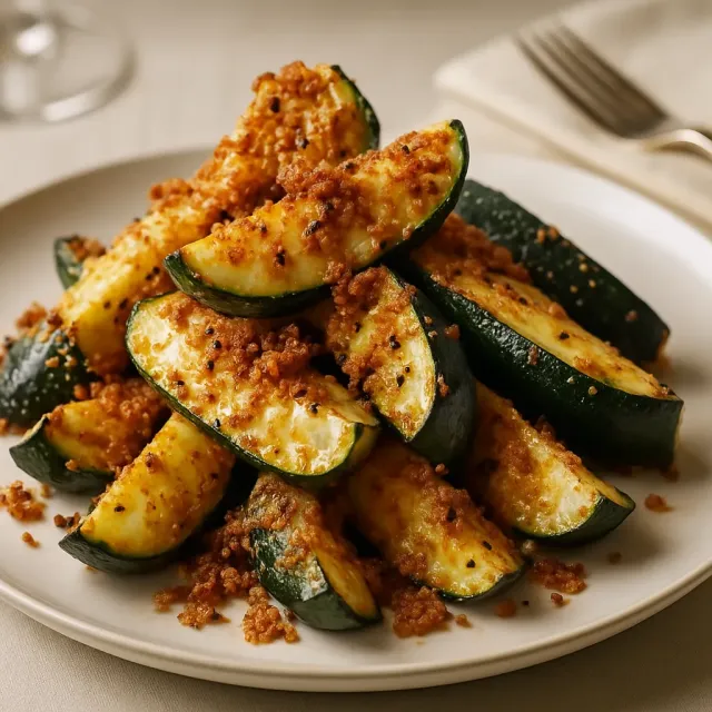 Zucchine al forno croccanti