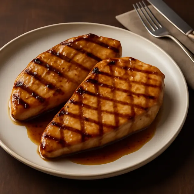 Gegrillte Heilbutt-Steaks