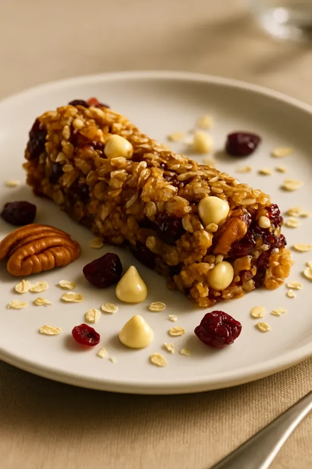 Barres de Granola aux Canneberges et Noix