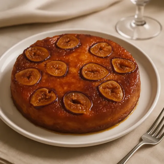 Überzogene Feigen-Torte