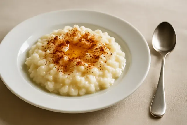 Pudín de arroz al estilo escandinavo