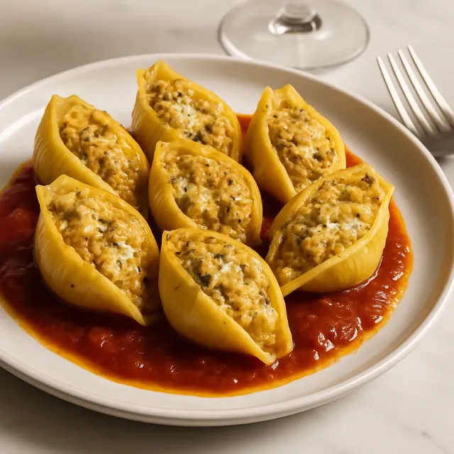 Pumpkin Ricotta Stuffed Shells