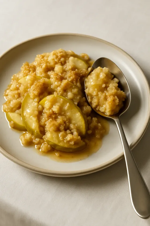 Crumble de Torta de Maçã