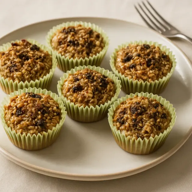 Oatmeal Panggang Saus Apel