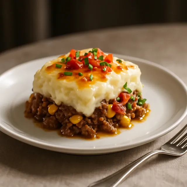 Cowboy Mashed Potato Casserole