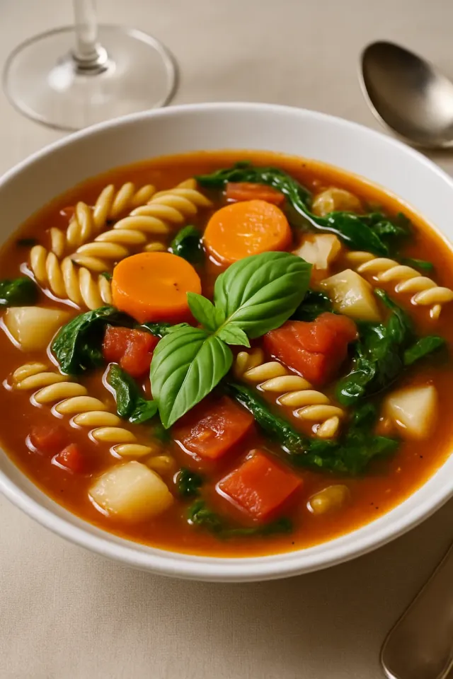 Minestrone-Gemüsesuppe