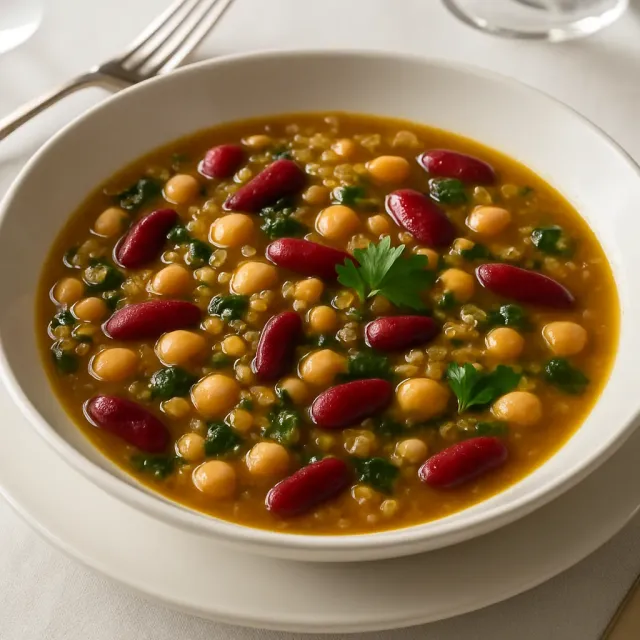 Marokkanische Harira (Bohnensuppe)