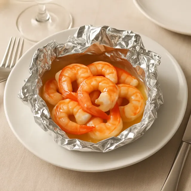 Herbed Shrimp Scampi dalam Kantong