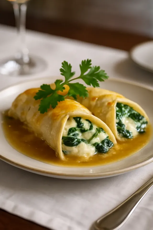 Spinach Enchiladas