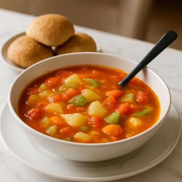 Sopa de Pollo y Verduras de Zimbabue