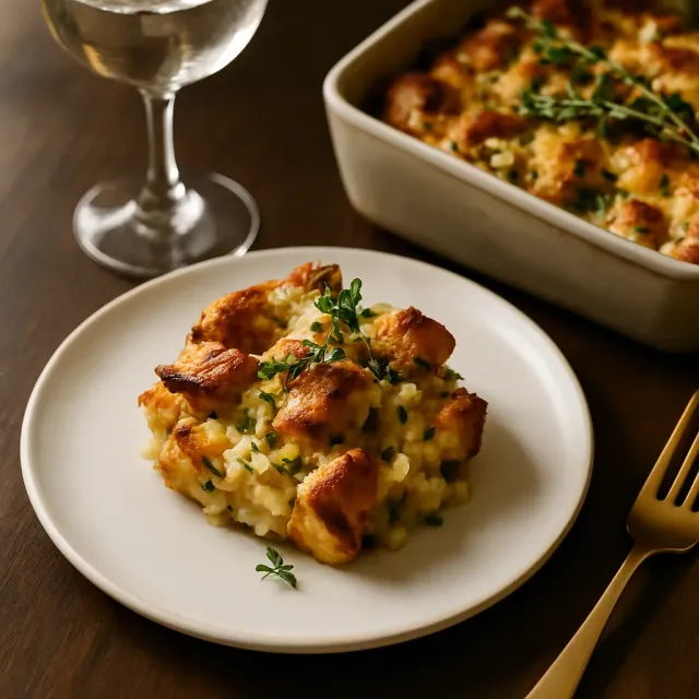Stuffing Bread Pudding