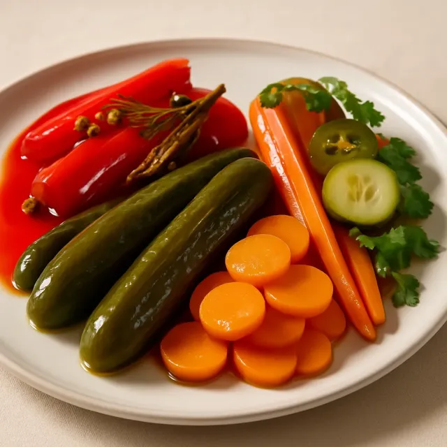 Easy Fermented Pickled Veggies