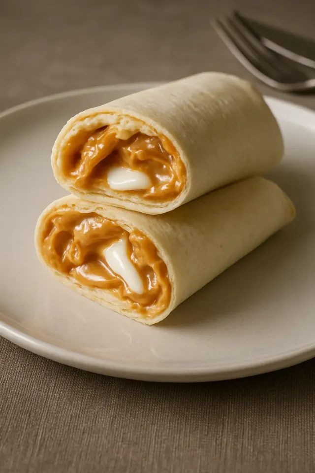 Erdnussbutter-Burrito