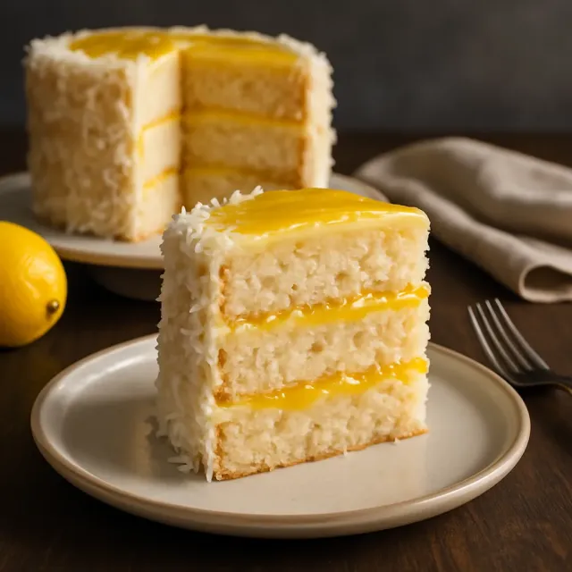 Bolo de Coco com Limão