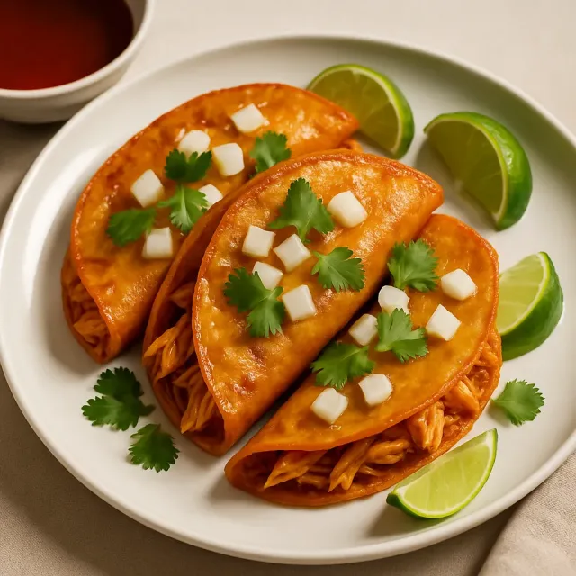 Birria de Pollo (Chicken Birria) Tacos
