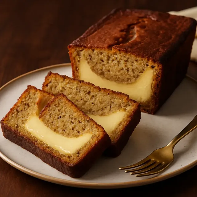 Frischkäse-Bananenbrot
