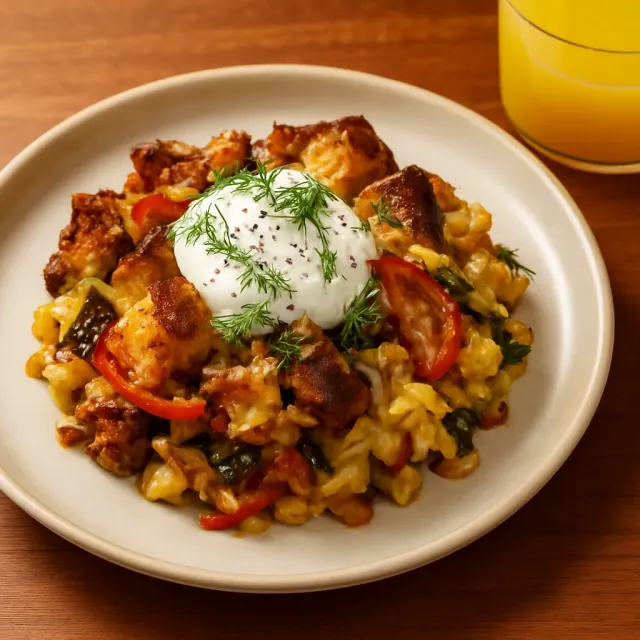 Smoked Salmon Breakfast Casserole