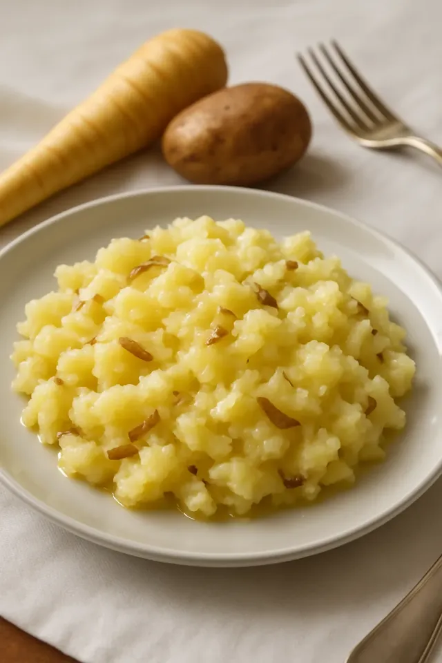 Пюре из пастернака и картофеля