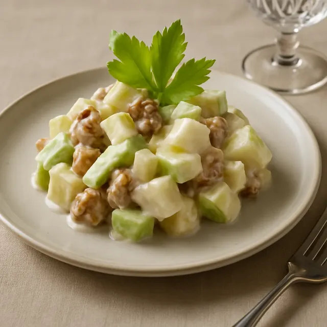 Salada Waldorf de Tâmaras e Marshmallows