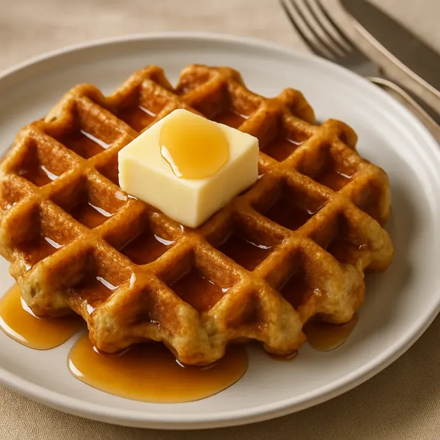 Waffle di Zucchine e Avena