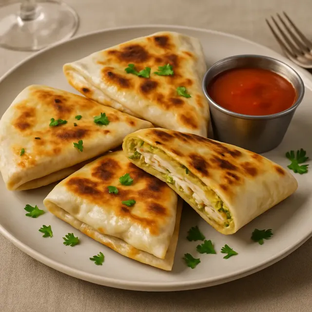 Turkey-Pesto Toasterdilla
